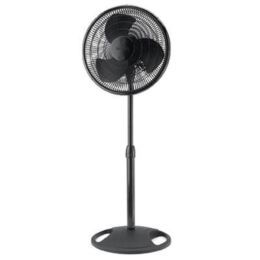 Lasko Oscillating Stand Fan (Color: Black, Country of Manufacture: Taiwan)