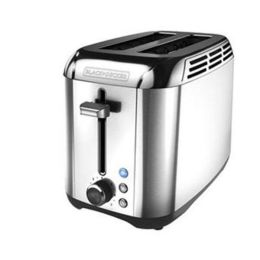 Black &amp; Decker 2-Slice Toaster (Color: Black, Country of Manufacture: China, Material: Metal)